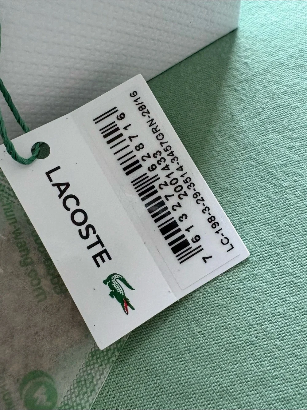 NWT Lacoste LC33 Women Green Silicone Sport Watch with Rose Gold Analog Digital